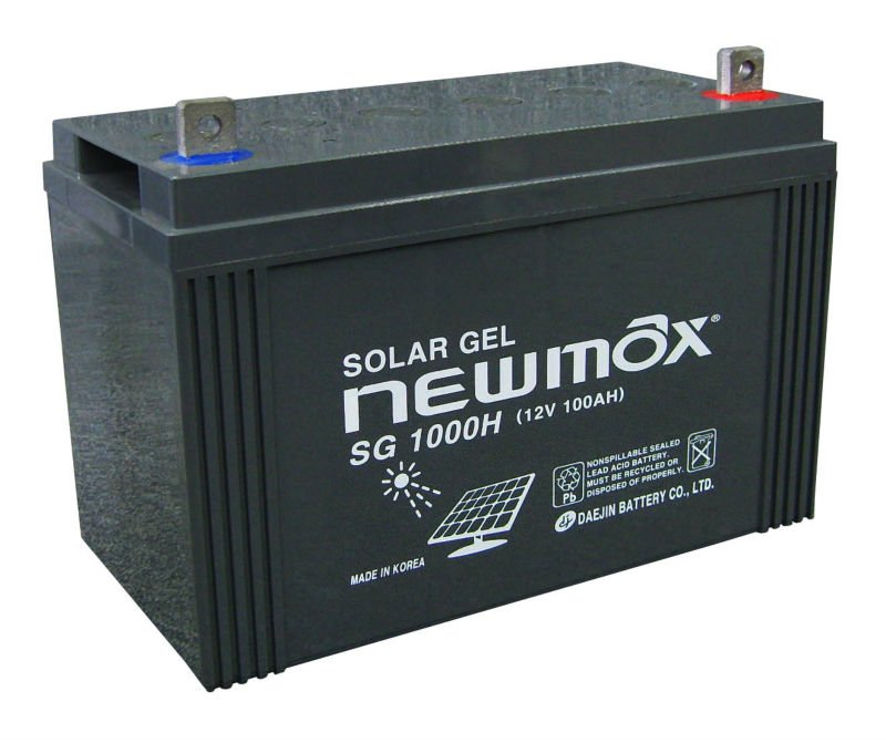 Newmax SG1000H - 12V 100Ah - batteries for photovoltaic systems